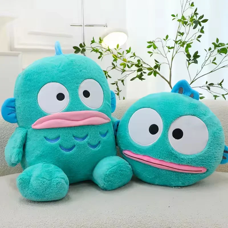 Kawaii Hot Hangyodon Plush  Anime Plush Doll Stuffed Toys Halloween Decoration Sofa Backrest Cushionthrow Pillow Girls Gifts
