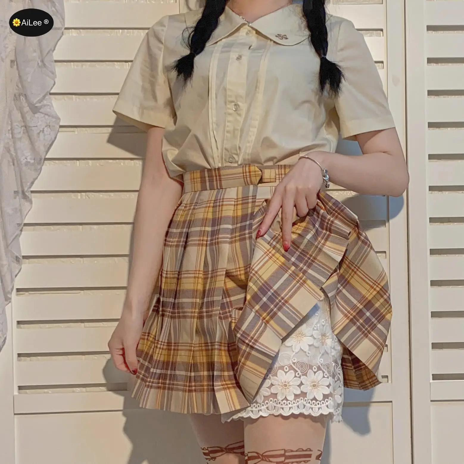 Japanese Harajuku Elastic High Waist Shorts Daisy Embroidered Shorts Women Loose Summer Casual  Shorts Underskirt Safe Shorts