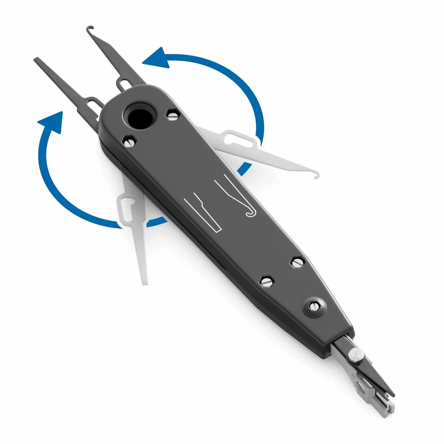 Punch Down Tool 110 Wire Cutter Knife Telecom Pliers For Rj45 Keystone Jack Network Cable Telephone Module Patch Panel