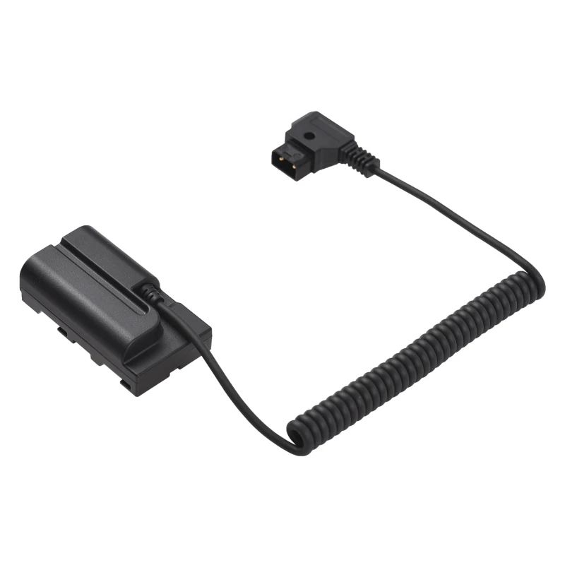 Eonvic D-Tap a NP-F550 F570 F750 F970 fittizio adattatore batteria cavo a spirale per monitor Sony serie NP