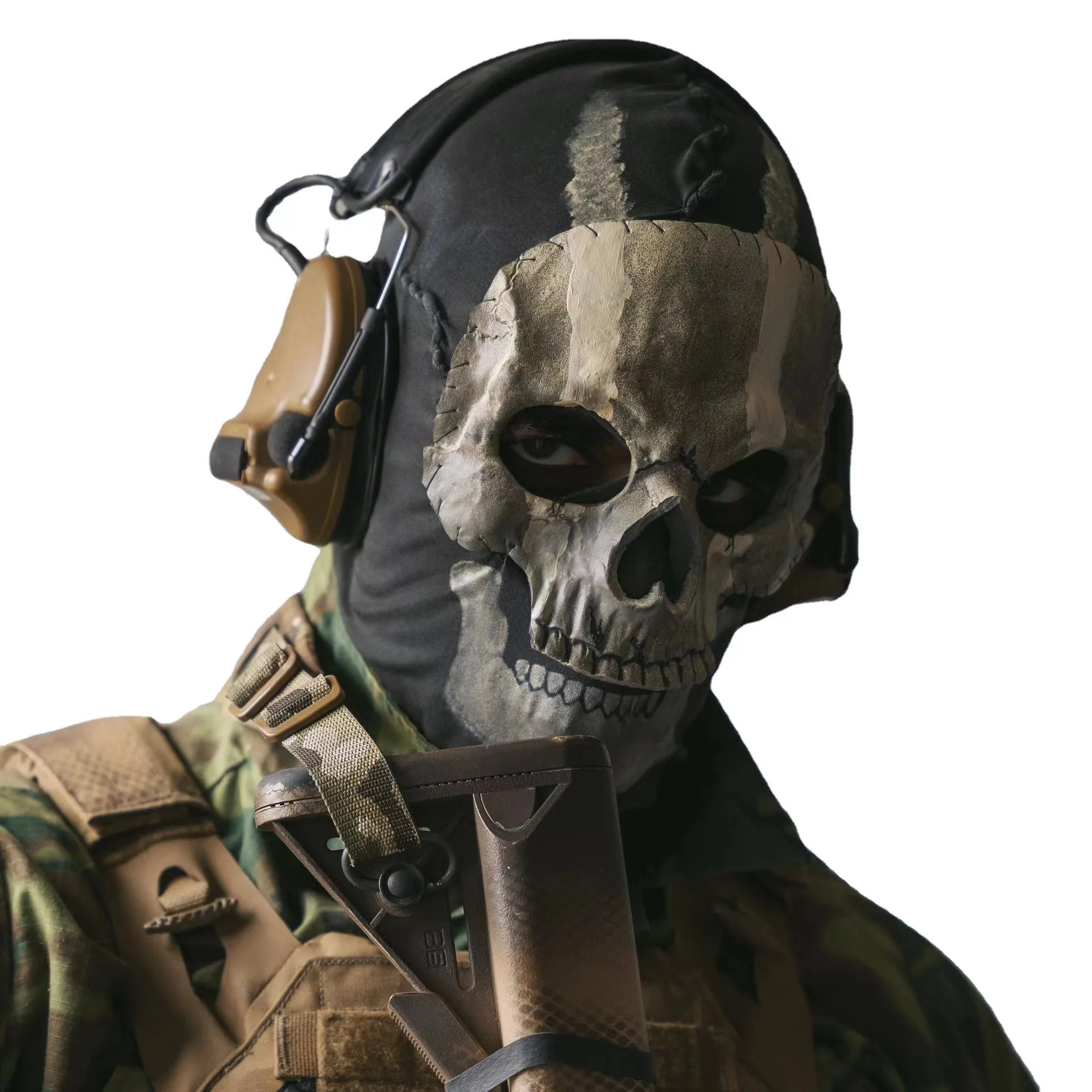 Máscaras De Fiesta Máscara De Fantasma V2 Operador MW2 Airsoft COD Cosplay  Airsoft Tactical Skull Máscara Completa 230411 De 13,18 €