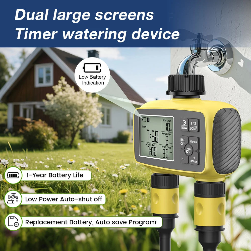 Ezeesmart Dual Water Timer Digital