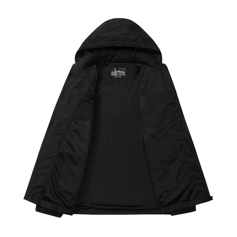 Men's Cold Jackets Parkas Streetwear Sweatshirt With Zipper Hooded Bomber Clothing Winter Sweat-shirt Mens Waterproof Coat Style