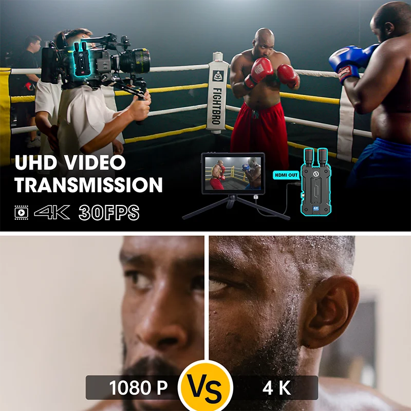 Hollyland Mars    ý, SDI HDMI  ̽, 450ft , 0.06s Ͻ, Ҽ ӷ, 4K