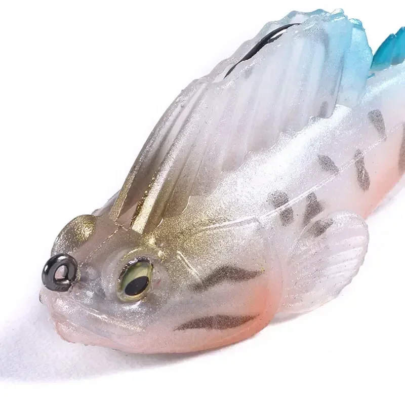 1pcs/5pcs Silicone Fishing lure Dark Sleeper Wobbler 7g 14g Sinking Soft Lure Jig hook Swimbaits Bass Shad for Perch Tackle