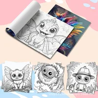 A Bold and Simple Decompression Creative Cute Fantasy Creature Coloring Book Featuring Cartoon Cute Creatures 2