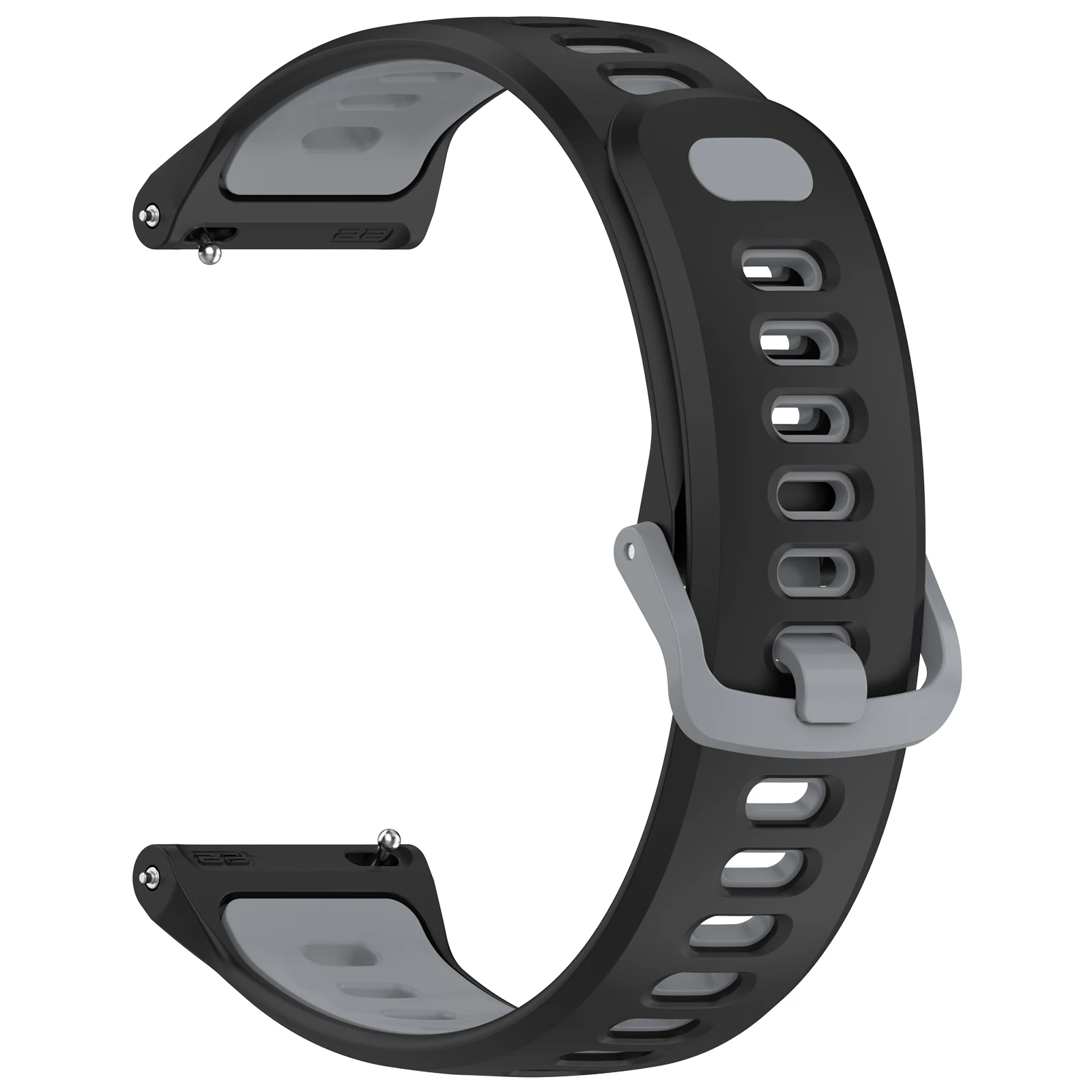 Versatile 22mm Silicone Watch Band - Comfortable & Durable Strap for Smartwatches