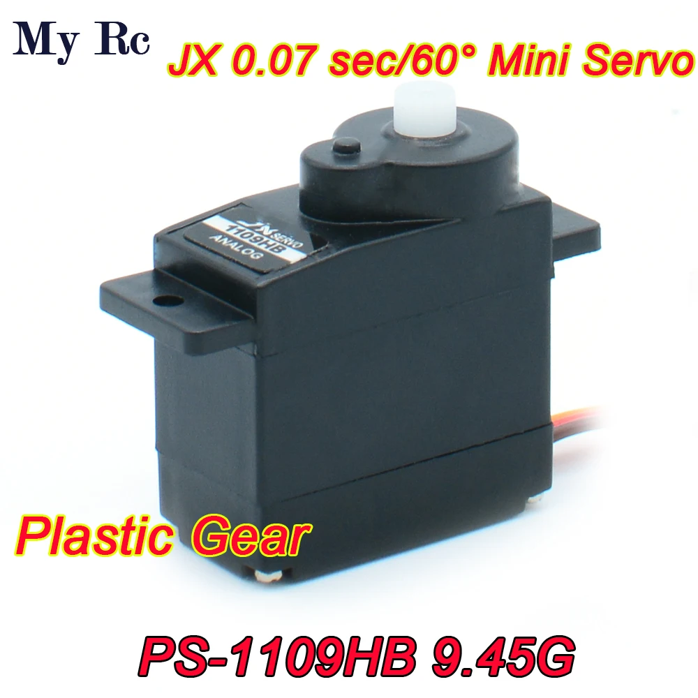 

JX Servo PS-1109HB 0.07sec/60° Plastic Gear Analog Mini Servo