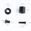 Long Post Flat Headed Chicago Screw Sets Bolt  Nut With Metal Countersunk And Thick Rubber Washer For DIY Kydex Holster 2