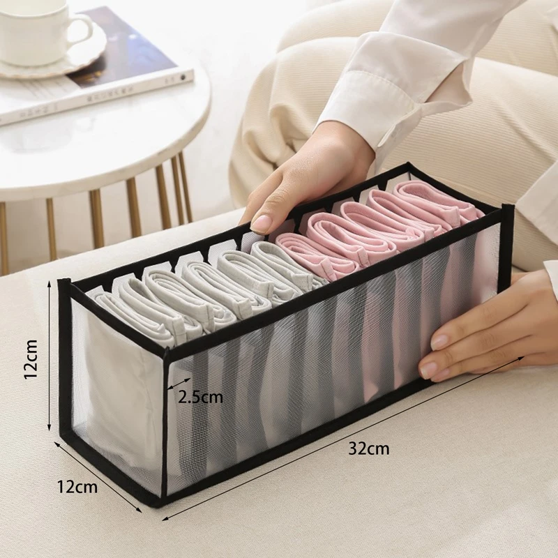 Wardrobe Clothes Organizer Underwear Bra Storage Box Closet Organizers  Drawer Divider Boxes for Underwear Socks Bra Organizer