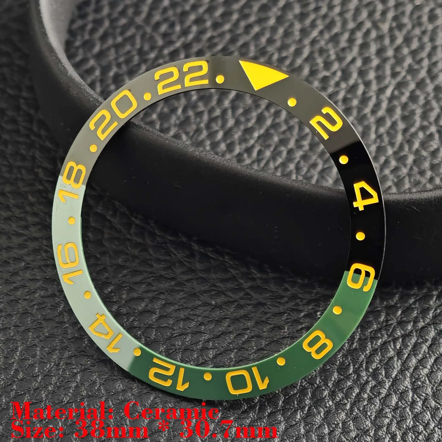 Ceramic Luminous Bezel Insert for Men's Watch - Premium Replacement Accessory