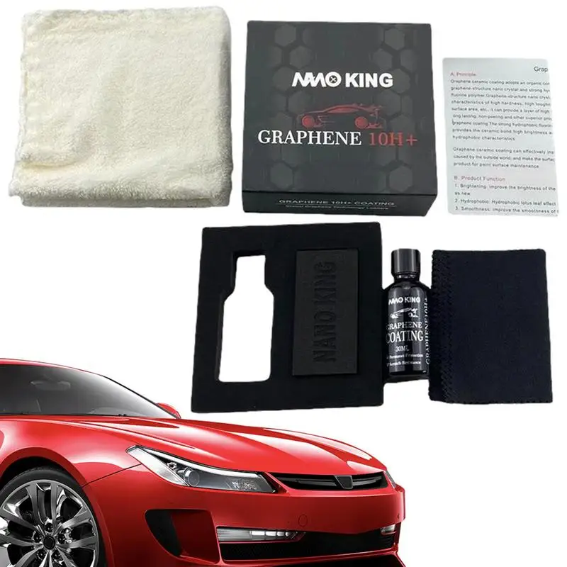 

Graphene Coating For Cars 10H Anti-scratch Car Polish Sealant 30ml High Gloss Car Detailing Accessories To Reduce Car Paint