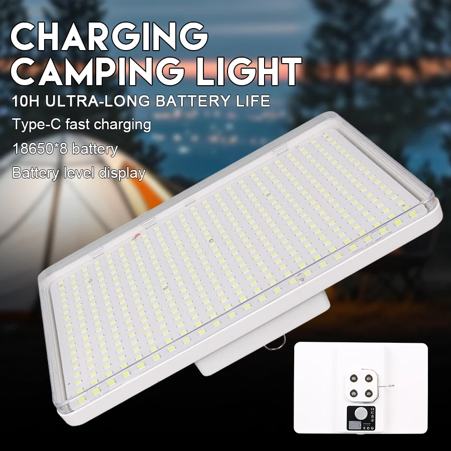 BALDR Camping Lantern 20800mAh TYPE-C Rechargeable Powerful Light with Magnet Strong Light Portable Flashlight Tent Work Lamp