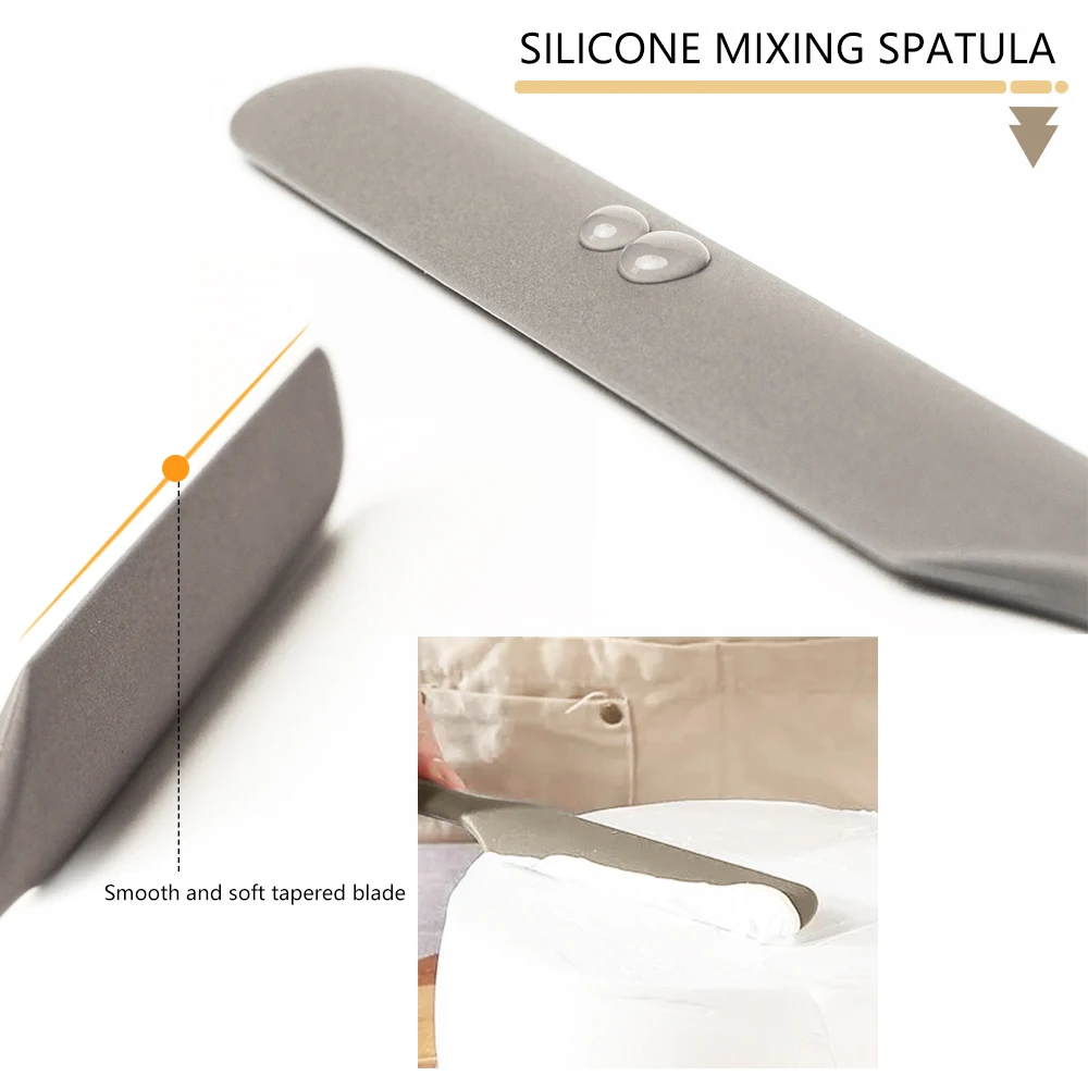 One-piece High Temperature Food Grade Silicone Spatula Baking Mixing Tool Set Cream Spatula Pancake Baking Pan Oil Brush silicone cooking spatula,silicone oil brush