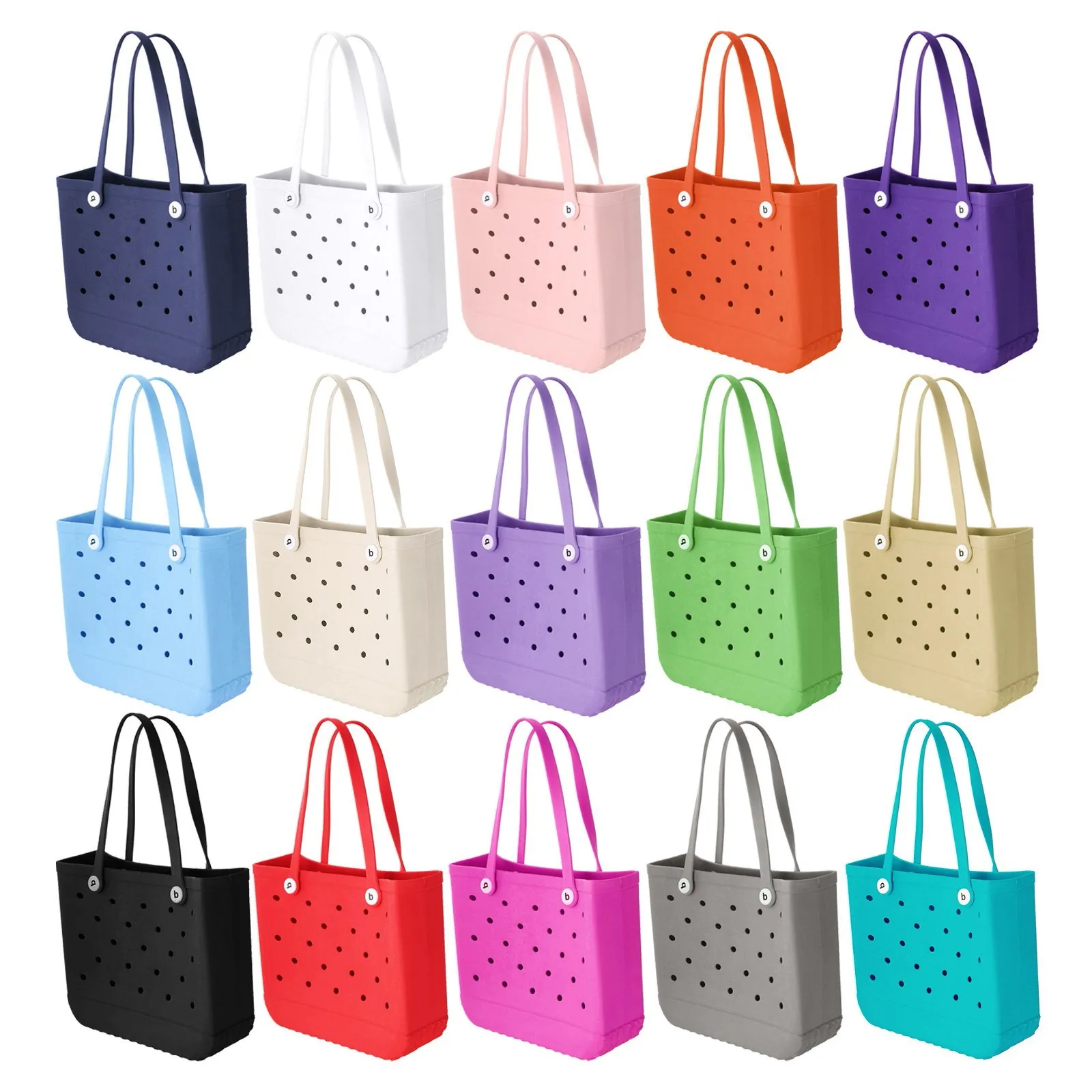 Hot Selling Rubber Beach Bag Waterproof Sandproof Outdoor Tote Bag Portable Travel Bag Outdoor Shopping Carrying Bags Handbag reusable shopping bag i love cat print tote bag ladies shoulder bag linen fabric bag outdoor beach bag everyday handbag