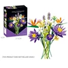 891PCS Romantic Flower Bouquet Building Blocks Eternal Flower Plant Assemble Bricks Creative Desktop Decoration Girls Gifts Toys 6