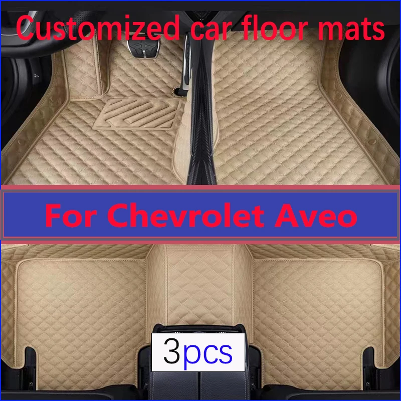 

Автомобильные коврики для Chevrolet Aveo MK2 Sonic 2017 2016 2015 2014 2013 2012, автомобильные аксессуары, кожаная водонепроницаемая защита