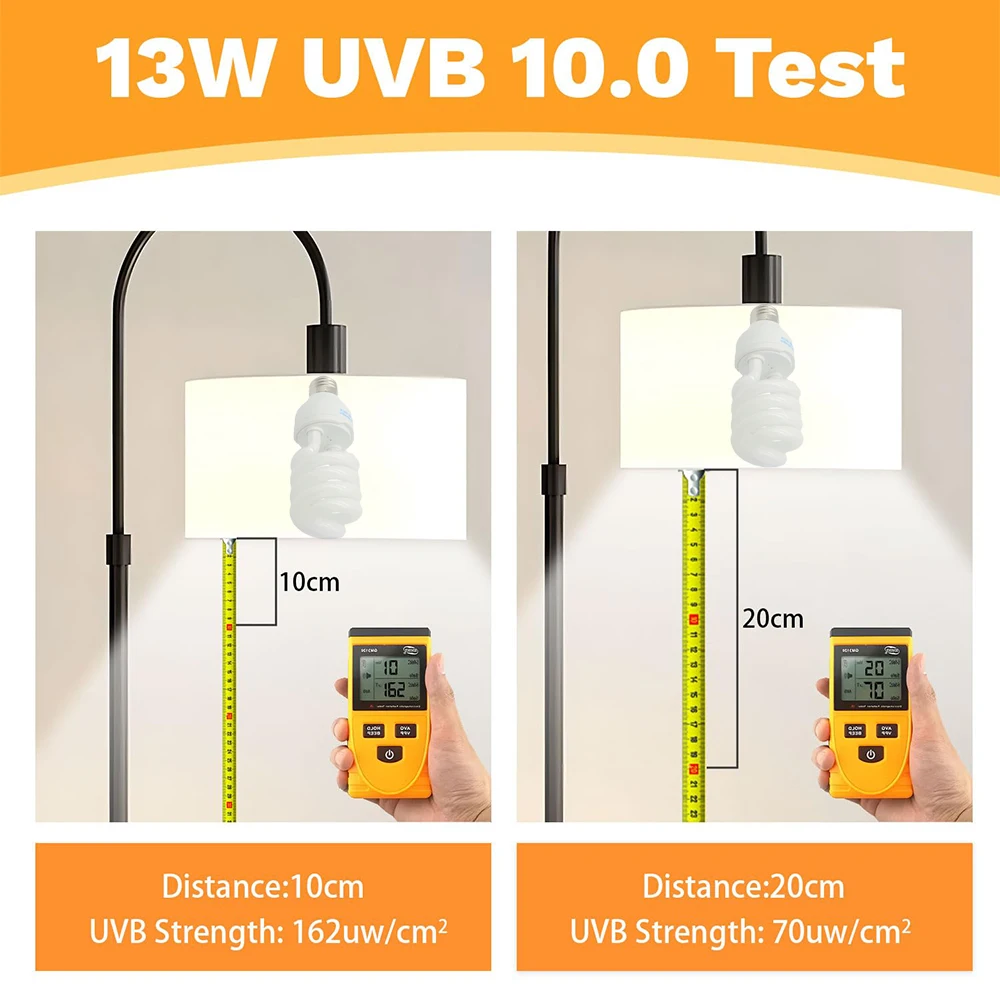 UVB Reptile Heating Lamps 13W 26W for Turtle Lizard Snake reptile heating lamp