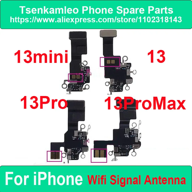 

1Pcs Original Wifi Antenna Signal Antenna Flex Cable For iPhone 13 Mini 13 Pro Max 13 wi-fi Flex Cable Replacement Repair Parts