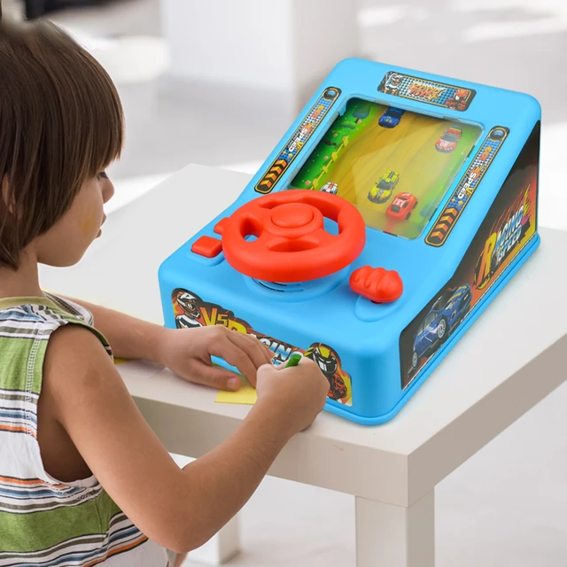 Simulação Volante Brinquedo de Corrida de Carros - Consola de jogos de  condução de volante para crianças - Brinquedo educativo de volante, de  Natal para : : Brinquedos e Jogos