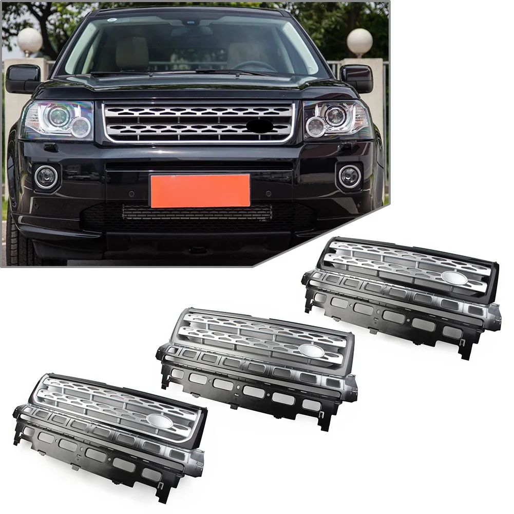 

Передняя решетка бампера из АБС, сетка, решетка для Land Rover Freelander 2 LR2 2010 2011 2012 2013 2014 2015 2016, автомобильные аксессуары, запчасти