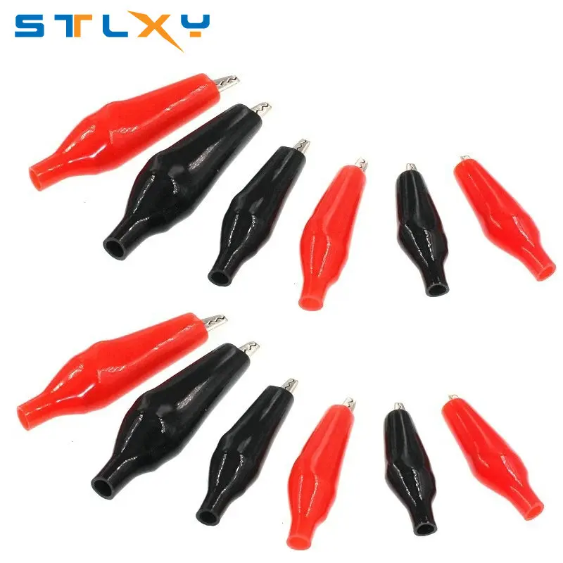 Alligator Clips 10pcs Metal Electrical Clamp Testing Probe for Car Auto Battery