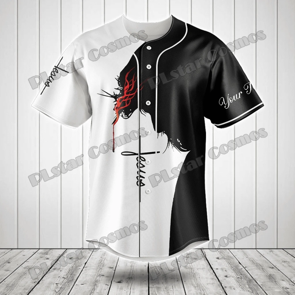 Jesus Lion Way Maker Miracle Worker 3D Printed Fashion Camicia Da Baseball Da Uomo Summer Street Unisex Adult Baseball Jersey Kz09