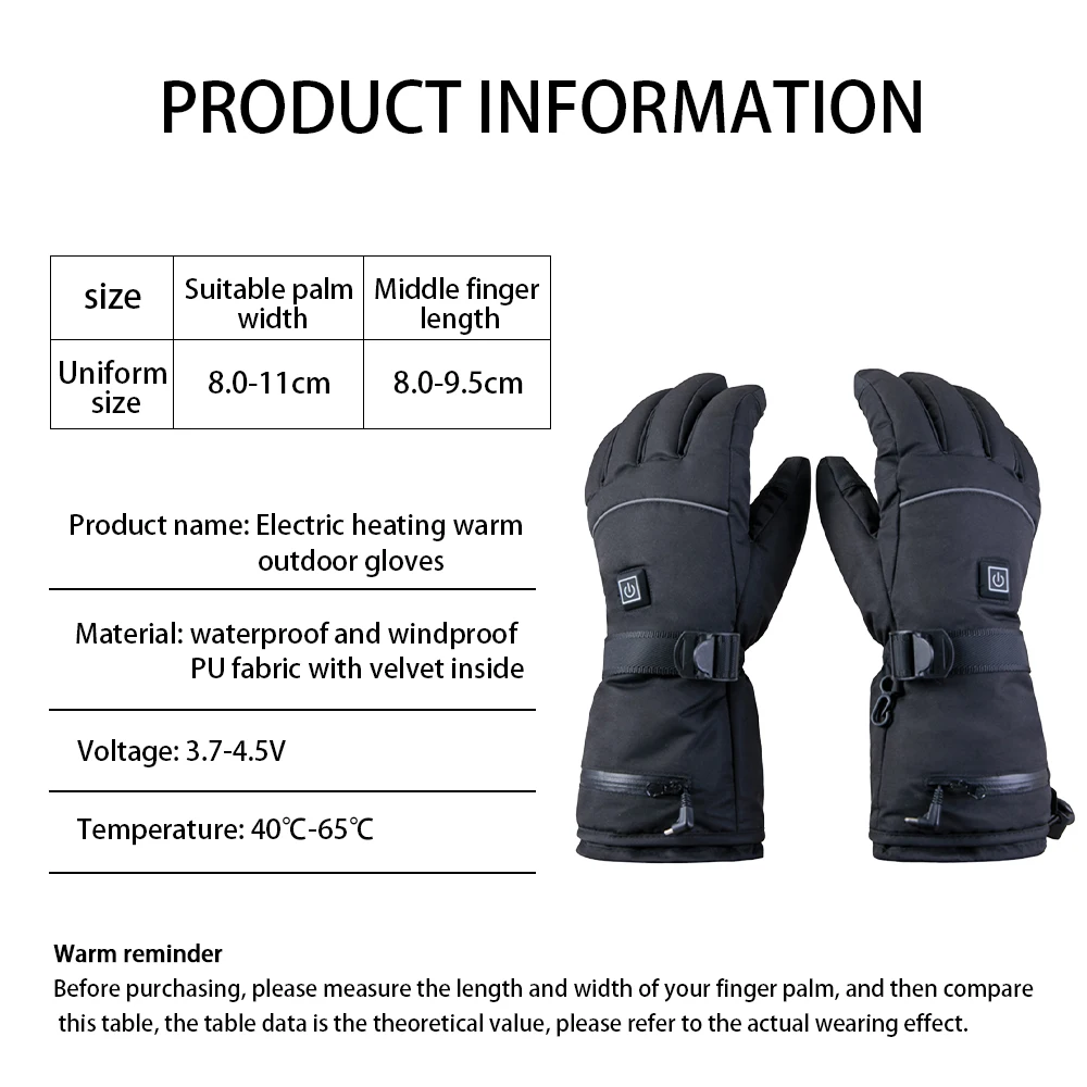 Tomshoo Waterproof Cold Weather Motorcycle Gloves Keep Hands Dry and Warm  in Winter! 