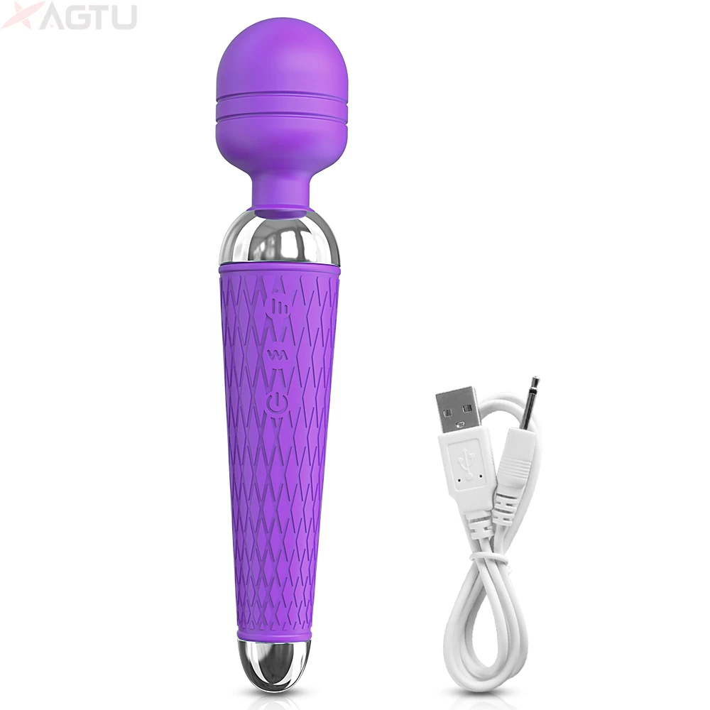Wireless Dildos AV Vibrator Magic Wand for Women Clitoris Stimulator USB Rechargeable Massager Goods Sex Toys for Adults 18