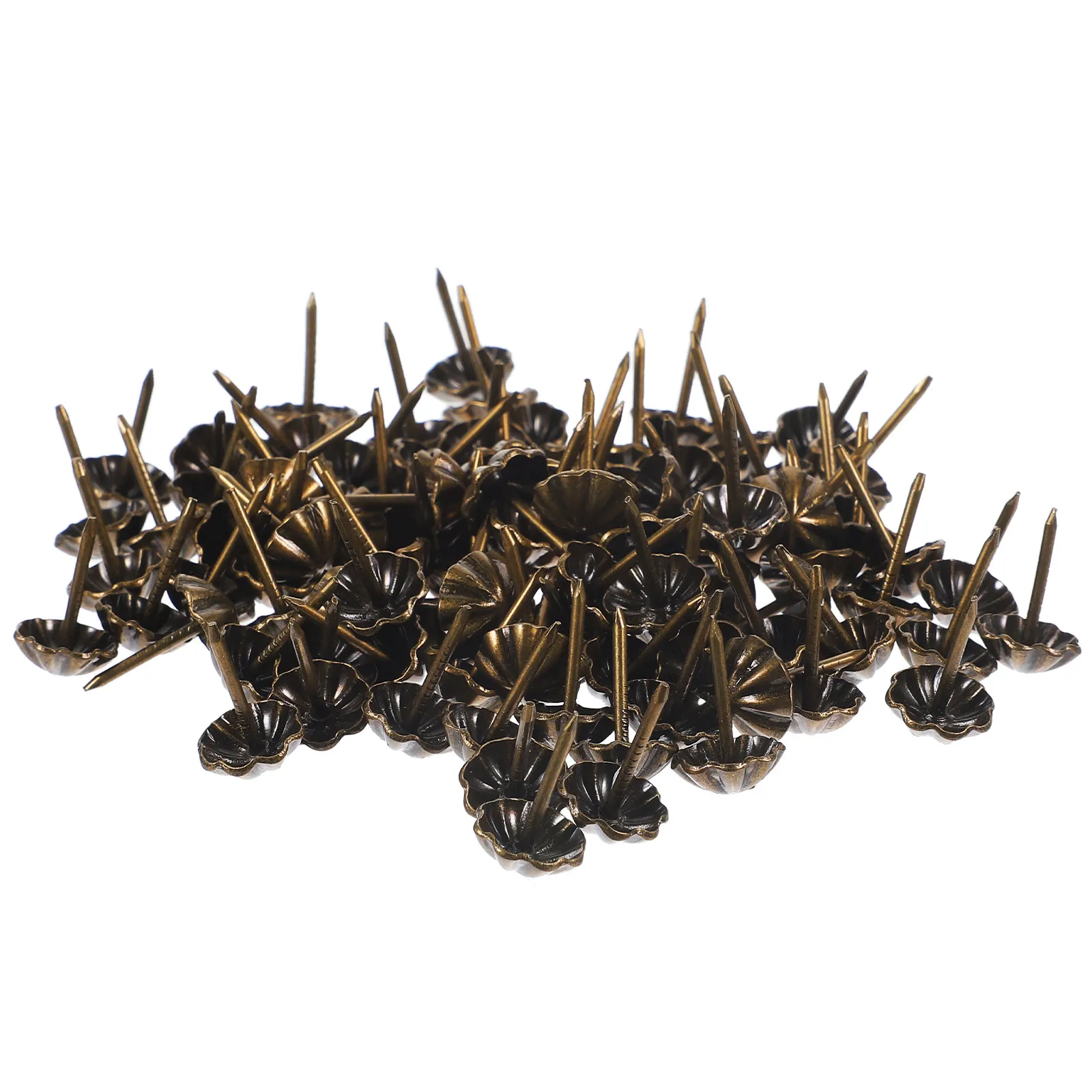 100개 장 네일 타크, 가구용 타크, 튼튼한 금속 가구 못, 소파, 헤드보드, 의자, 벤치, 발받침대, 오토만용