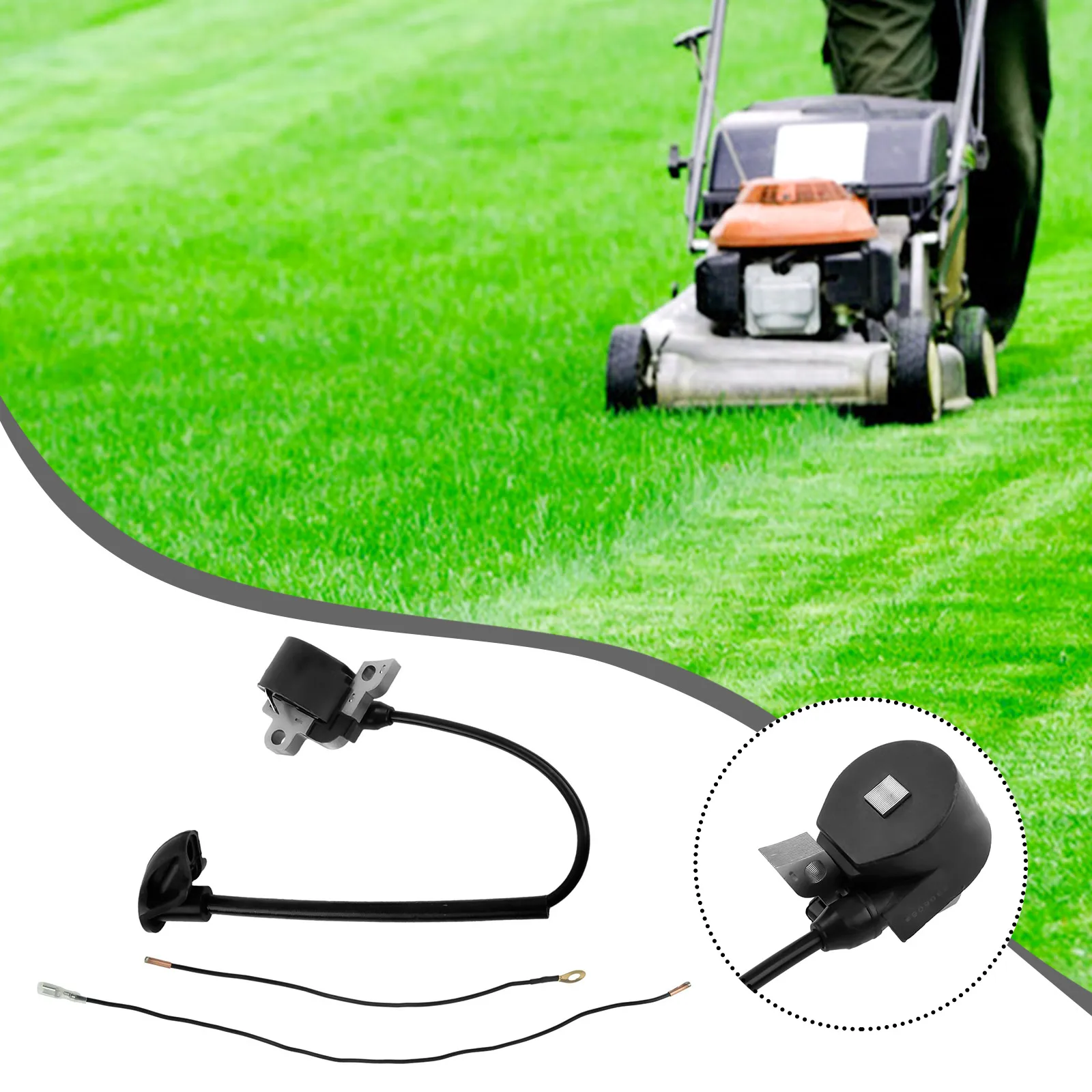

Катушка зажигания для Stihl FS400 FS450 FS480 FR350 FR450 FR480, кусторез, запчасти для газонокосилки, высококачественный производственный процесс