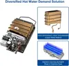 Portable Tankless Water Heater1.32 GPM Propane Outdoor Camping 5L Instant Water Heater Handle for RV Barns Trips Boat Cabins 4