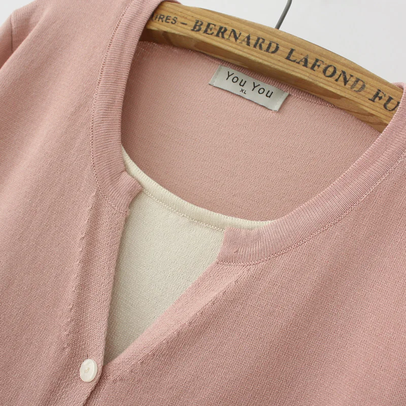 Womens Plus Size Autumn Winter Sweaters Casual Clothing Long Sleeve Fake Two Pieces Jumpers Curve Knitted Pullovers E2 3056