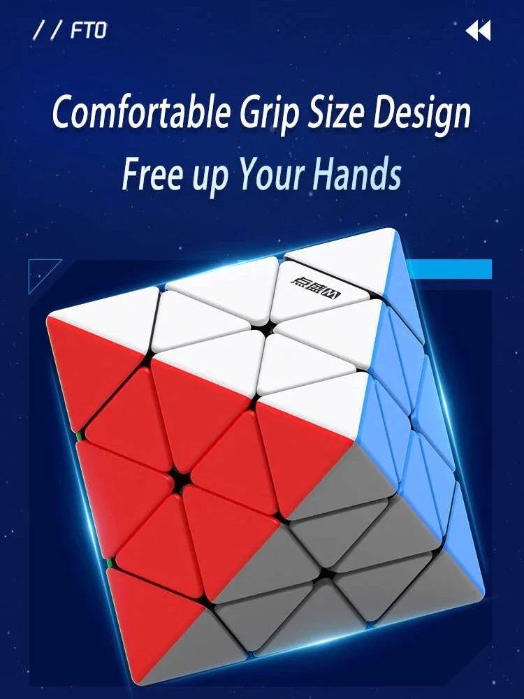 JudyCube] Diansheng Fto Rotating octahedron Magnetic Magic