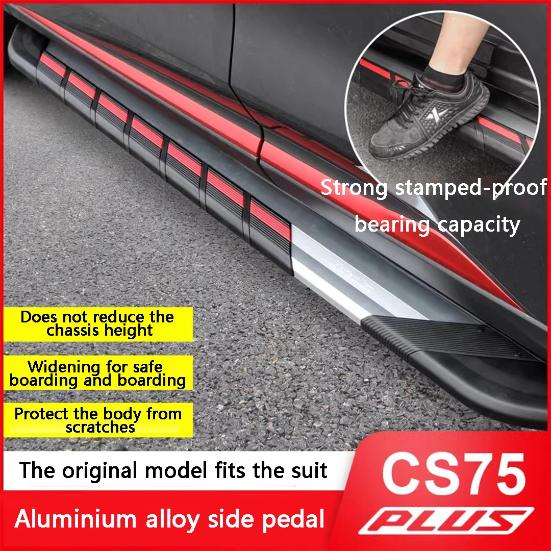 

Fits for BYD Song PLUS Geely Boyue PRO 2Pcs left right running board side steps nerf bar car pedal side stairs