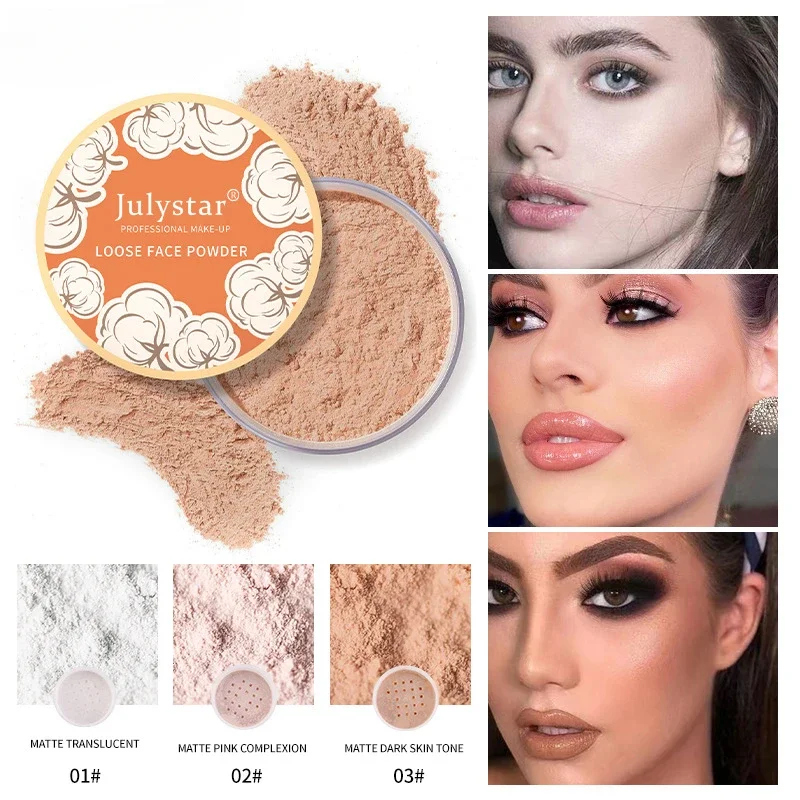 

Concealer Face Powder Light Bare Repair Matte Powder Waterproof Sweat-Proof Smear-Proof Makeup Finishing Powder