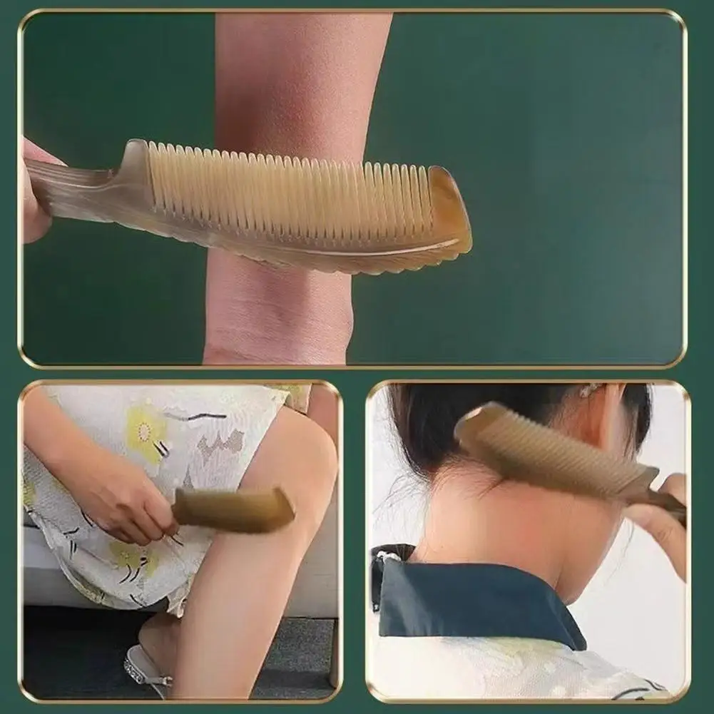 내구성이 뛰어난 정전기 방지 두꺼운 대형 헤어 빗(긴 머리용), 깨지지 않는 탄력 있는 디자인, 건강한 두피 마사지
