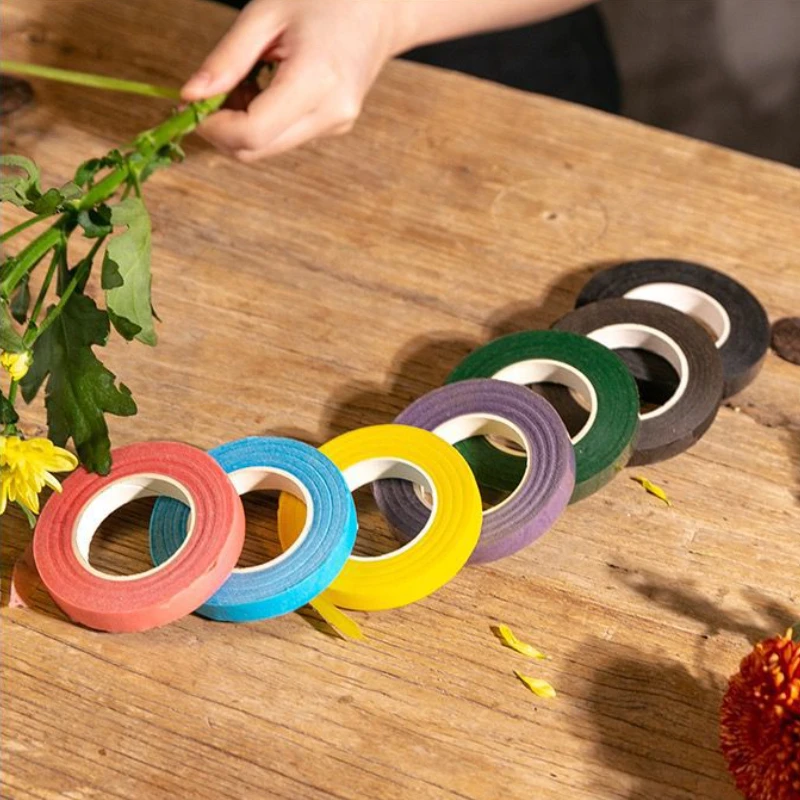 FloralGreenTapes12mm20mROLLTapeCorsagesButtonholeArtificial