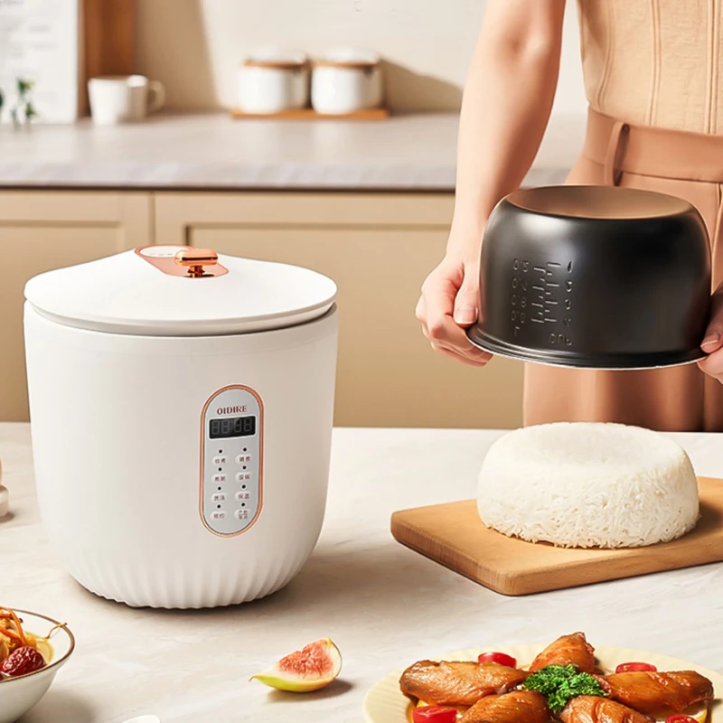Electric Cooker Home Intelligent Small Mini 1-2 People Cooking Cooking One  Rice Cooker Portable Rice Roll Steamer - AliExpress