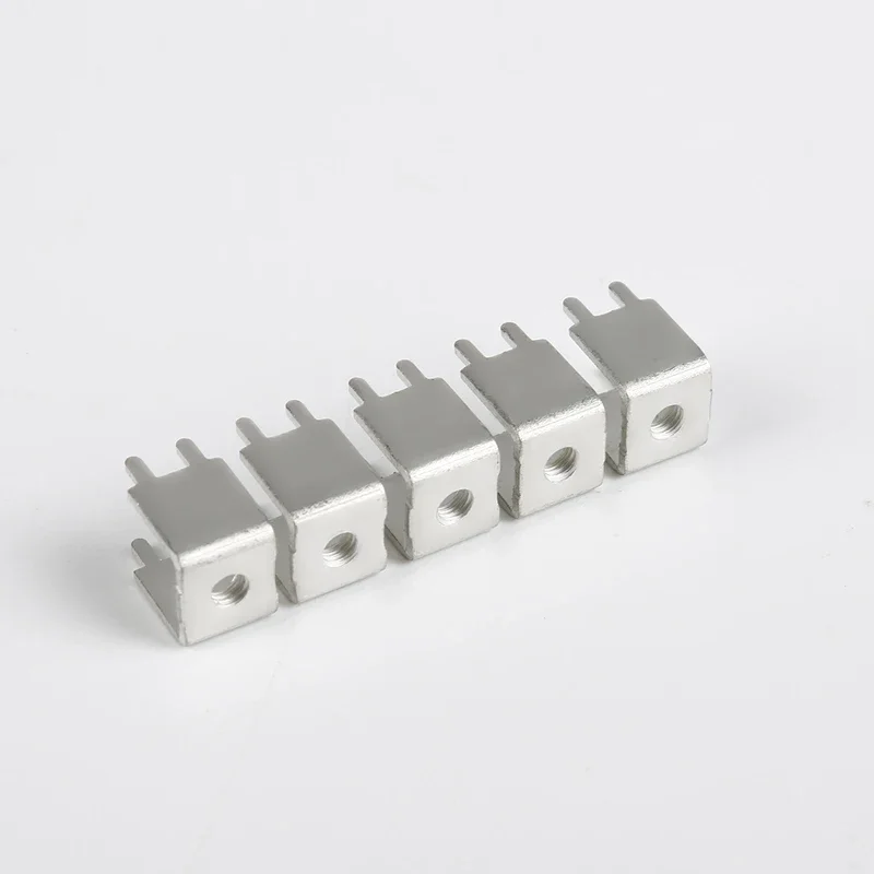 50PCS U Type Power Type Copper Terminal Hardware Stamping Parts Circuit Board Connector PCB-1037 M4 Welding Terminal