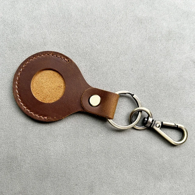 AirTag Leather Case/ AirTag Key Ring AirTag Holder Personalized