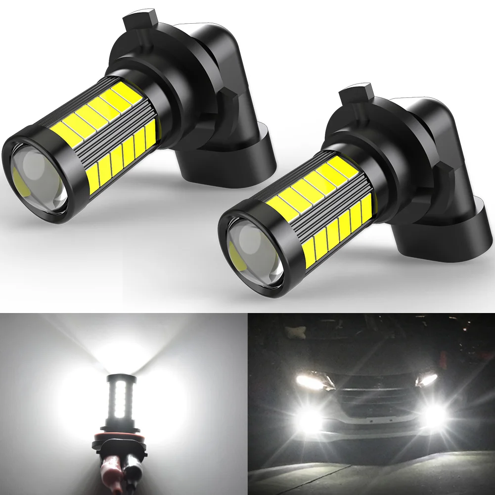 2 шт., автомобильные фары 6500 лм, 360 К, 9006 °, 12 В 2 шт., автомобильные фары 6500 лм, 360 К, 9006 °, 12 В
