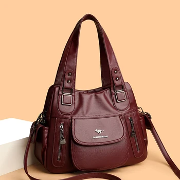 Borse a mano a spalla retrò per donna Borse di lusso Borse da donna Borsa a mano a tracolla di design Borsa a mano casual di grande capacità