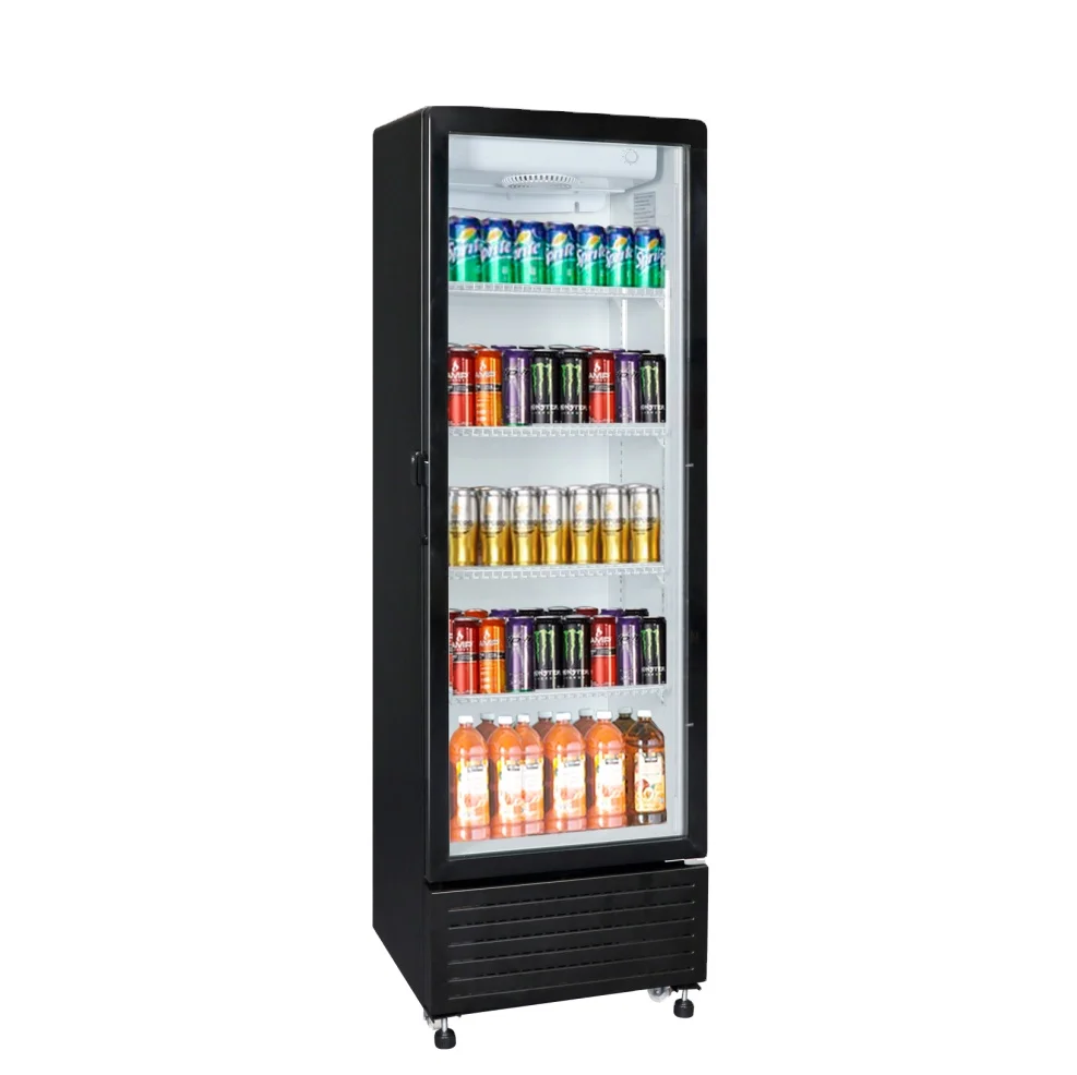 Energy-Saving Supermarket Upright Chiller Fast Cooling Vertical Display Cooler