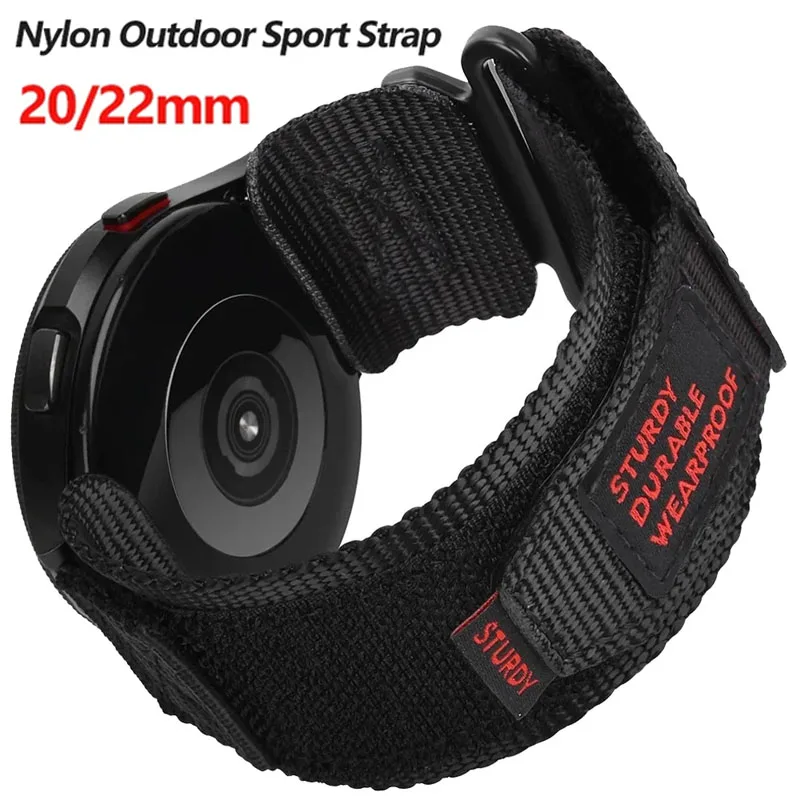 Adjustable Nylon Smartwatch Strap - Breathable and Durable Replacement Band