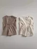 2025 Summer New Baby Sleeveless Clothes Set Infant Boy Girl Solid Breathable Vest + Shorts 2pcs Suit Toddler Versatile Outfits 1
