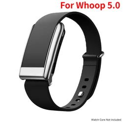 Luxury Leather Tapered Band - Premium Adjustable Strap Replacement (For Whoop 5.0 - black)