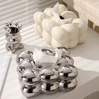 Tissue Holder Marshmallow Tissue Box Cover Valentines Day Decor Tissue Canister for Hotel Car Home Countertop Living Room 2