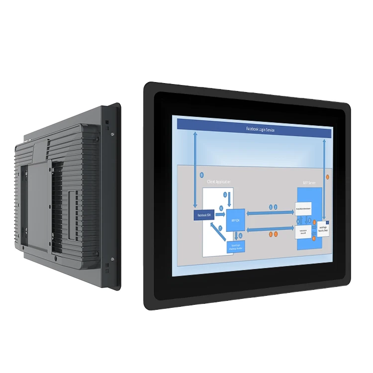 

New Product 10 12 15 17 19 21 Inch Industrial Computer Rugged Tablet Touch Screen Wall Mounted Panel Pc With Waterproof Function
