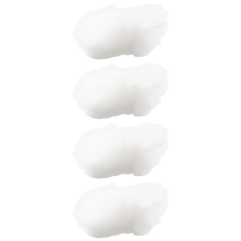 

4 Pcs Simulation Cotton Cloud Wedding Decor Simulated Hanging Decorative Clouds Ornament Scene Layout Props Baby Home
